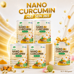 Combo 5 tặng 2 Sữa Nano Curcumin Hạt Sen 365 - 850g